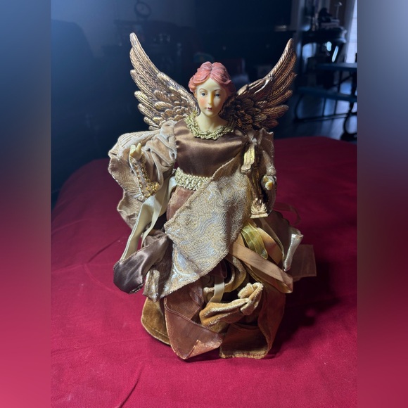 13.5” Angel Figurine Christmas Tree Topper Christmas Decor EPC - Picture 1 of 8